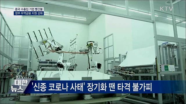 중국 수출입 타격 최소화···'무역금융 4천억 지원'