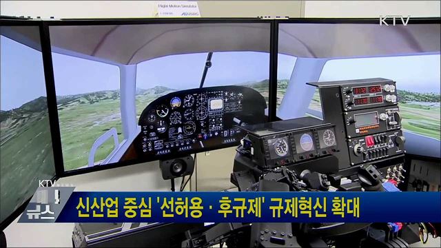 신산업 중심 '선허용·후규제' 규제혁신 확대
