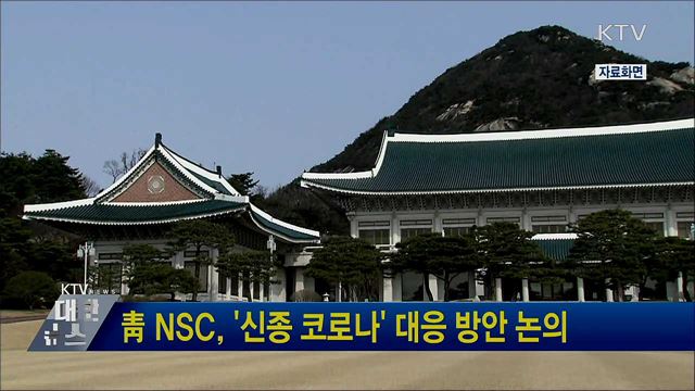 靑 NSC, '신종 코로나' 대응 방안 논의