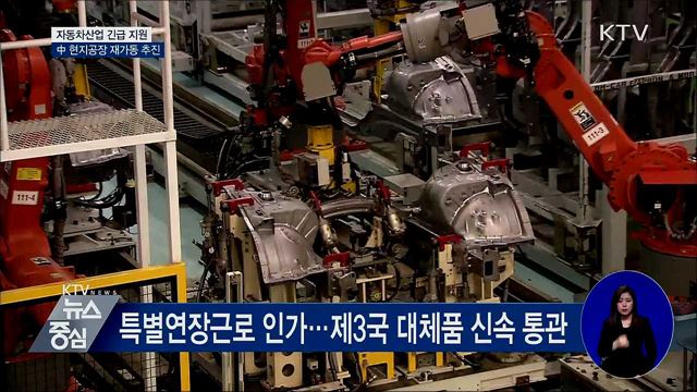 '신종 코로나' 자동차산업 타격···정부 긴급 지원