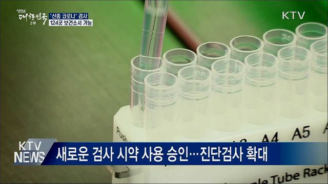 '신종 코로나' 검사 보건소 124곳에서 가능