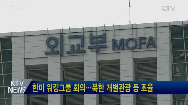 한미 워킹그룹 회의···북한 개별관광 등 조율