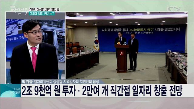 상생형 지역일자리 모델 확산으로 지역경제에 활력 불어넣는다 