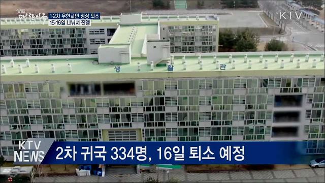 1·2차 우한 귀국 교민, 주말 정상 퇴소