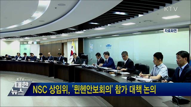 NSC 상임위, '뮌헨안보회의' 참가 대책 논의