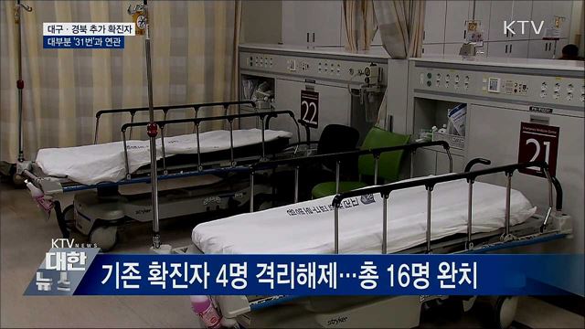 대구·경북 추가 확진자 대부분 '31번'과 연관