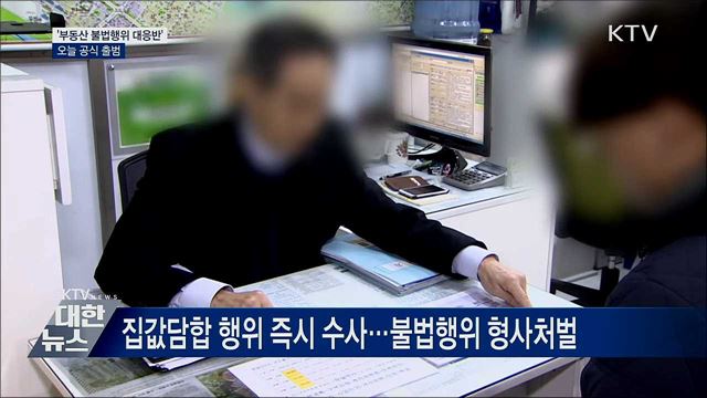 '부동산 불법행위 대응반' 출범···집값담합 조사