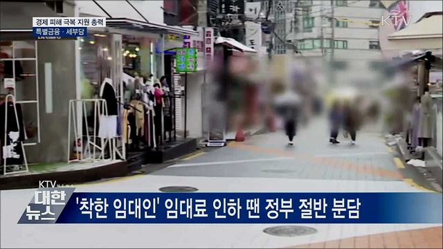 "임대료 인하 지원"···소상공인 자금지원 강화