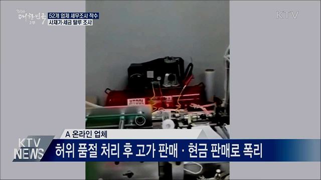 마스크 사재기 '철퇴'···소규모 유통업체 세무조사