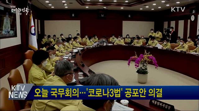 오늘 국무회의···'코로나3법' 공포안 의결