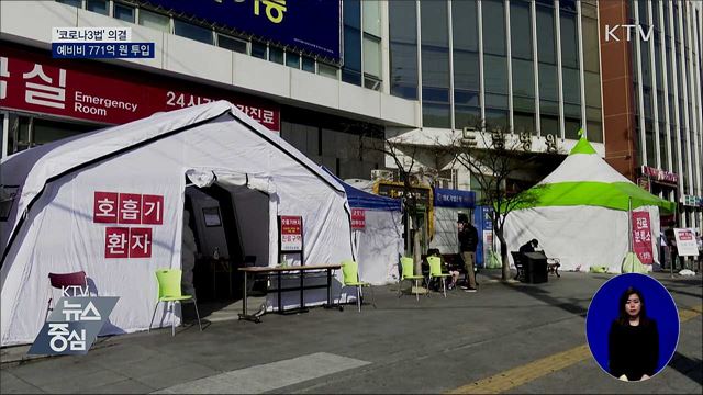 '코로나3법' 의결···예비비 771억 원 투입