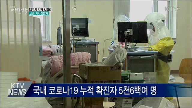 대구서 확진자 사망 잇따라···고령·기저질환자