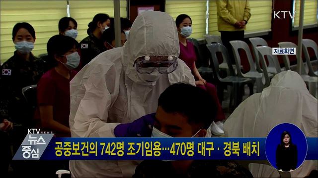공중보건의 742명 조기임용···470명 대구·경북 배치