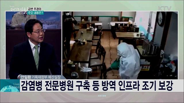 코로나19가 경제에 미치는 영향 면밀히 살펴 필요한 대책 강구해 나간다