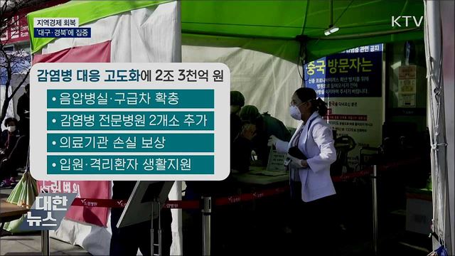 지역경제 회복 '대구·경북' 집중···"신속한 집행"