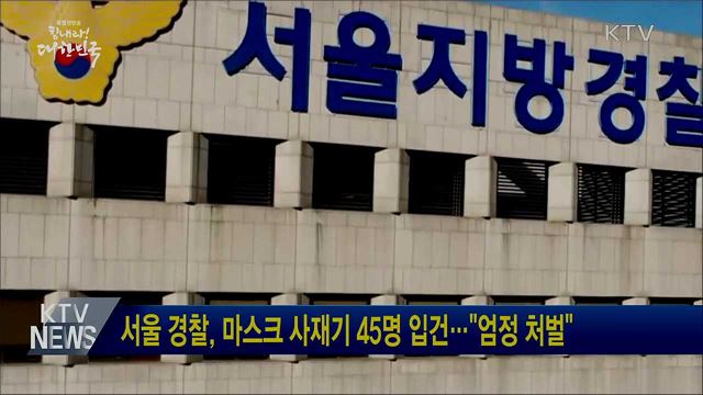 서울 경찰, 마스크 사재기 45명 입건···"엄정 처벌"