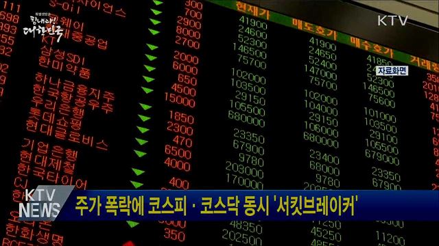 주가 폭락에 코스피·코스닥 동시 '서킷브레이커'
