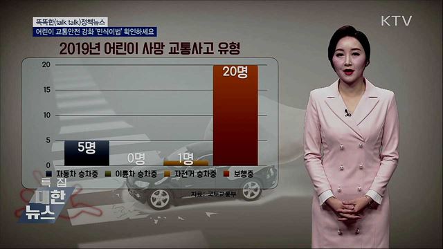 어린이 교통안전 강화 '민식이법' 확인하세요 [똑똑한 정책뉴스]