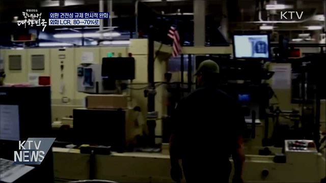 외환 건전성 규제 한시적 완화···유동성 공급