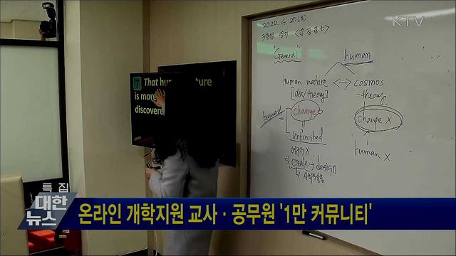 온라인 개학지원 교사·공무원 '1만 커뮤니티'