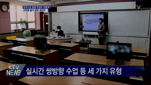 원격수업 출결, 7일 내 확인되면 출석 처리