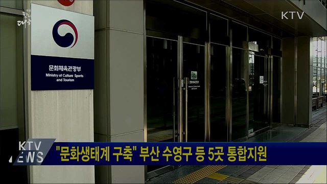 "문화생태계 구축" 부산 수영구 등 5곳 통합지원