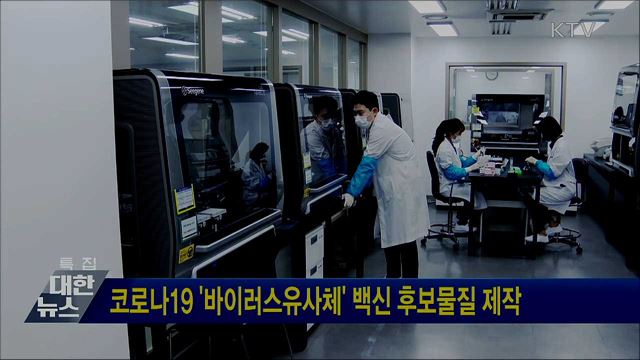 코로나19 '바이러스유사체' 백신 후보물질 제작