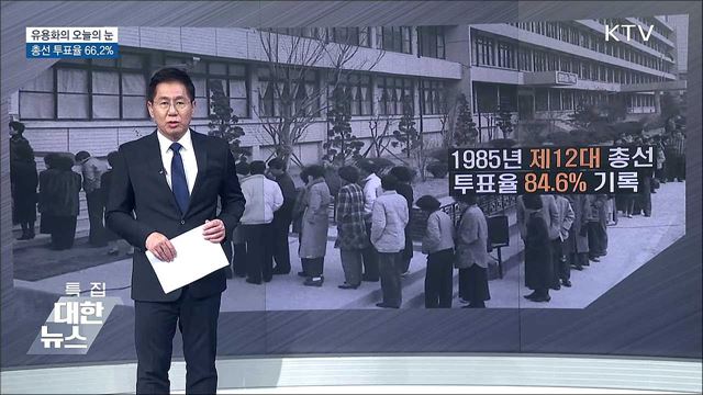 총선 투표율 66.2% [유용화의 오늘의 눈]