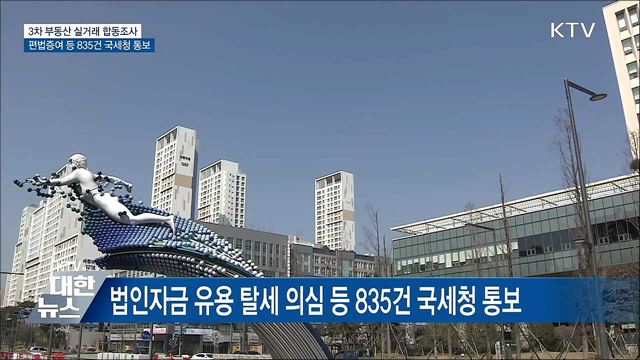 고강도 부동산 실거래 조사···편법증여 등 국세청 통보