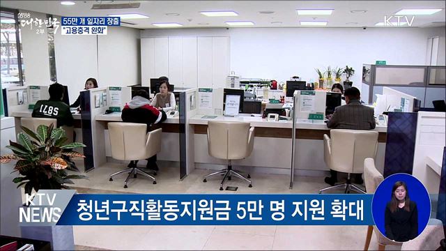 공공·청년 일자리 55만 개 창출···"고용충격 완화"