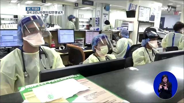 미국 코로나19 환자 80만명 넘겨 [월드 투데이]