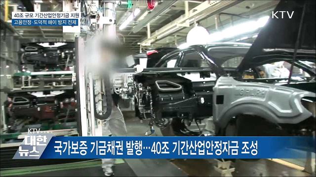 기간산업안정기금 조성···조건은 '고용'
