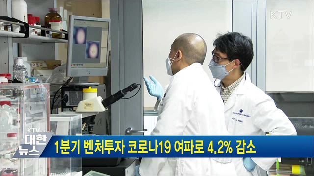 1분기 벤처투자 코로나19 여파로 4.2% 감소