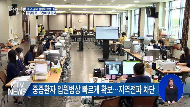 대구·경북 생활치료센터 운영종료···3천여 명 완치