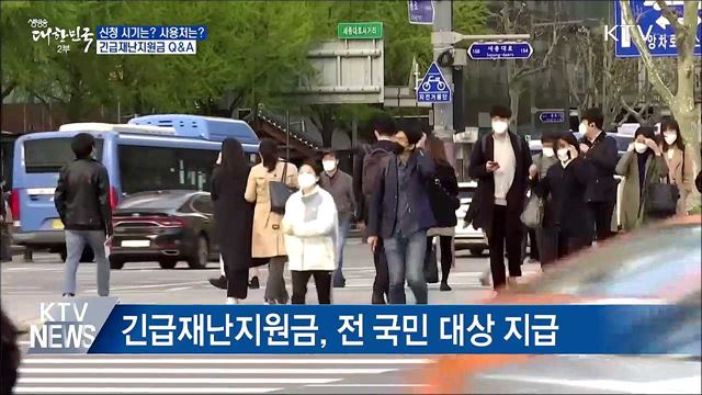 신청 시기·사용처는?···긴급재난지원금 Q&A