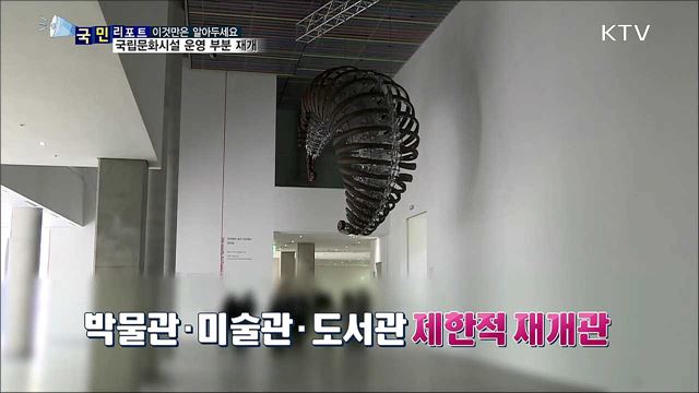 '생활 속 거리두기'···국립문화시설 부분 재개