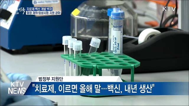 '코로나19 치료제' 이르면 올해 말 출시