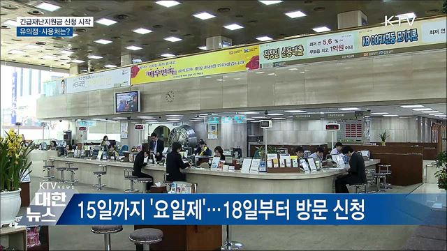 재난지원금 신청 시작···유의점·사용처는?