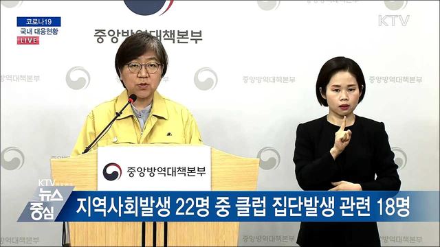 코로나19 국내 대응현황 브리핑 (20. 05. 13. 14시)