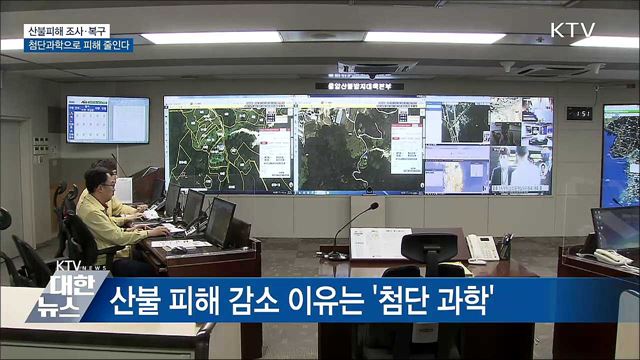 산불피해 조사·복구···첨단과학으로 피해 줄인다