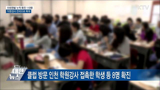 이태원발 누적확진 119명···익명검사 전국 확대