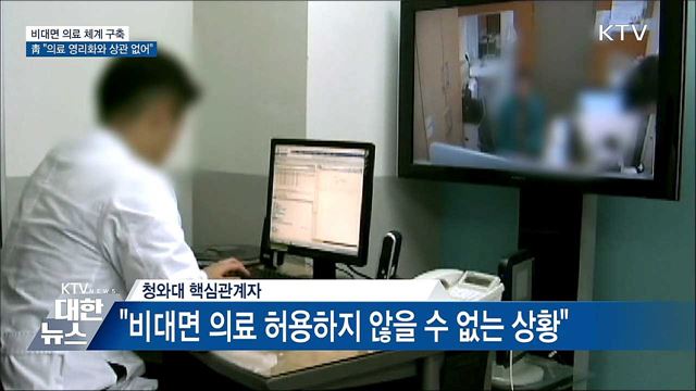 靑 "2차 대유행 대비 비대면 의료 추진"