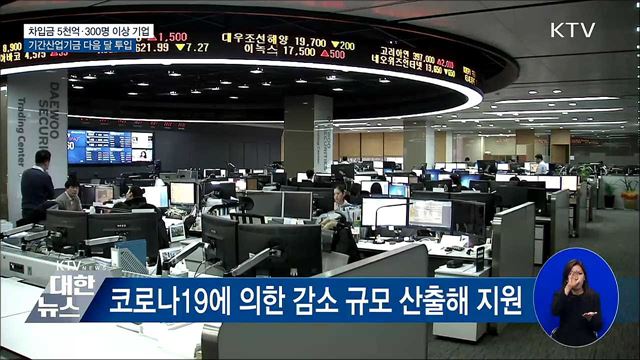 5천억 이상 빌린 대기업에 기간산업기금 다음 달 투입