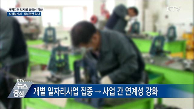 코로나19 취약계층 위한 공공 일자리 확대