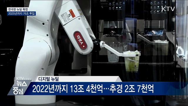 한국판 뉴딜 확정···25년까지 76조 투입