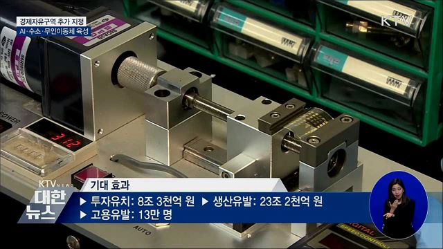 '광주·울산·시흥' 경제자유구역 지정···신산업 육성