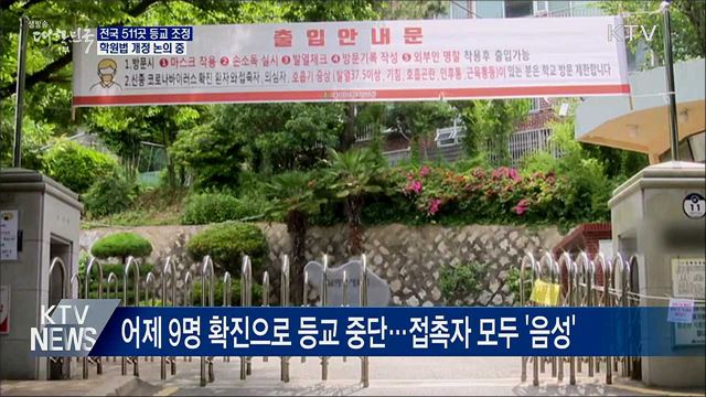 511곳 등교 조정···방역수칙 어긴 학원 폐업조치 고려