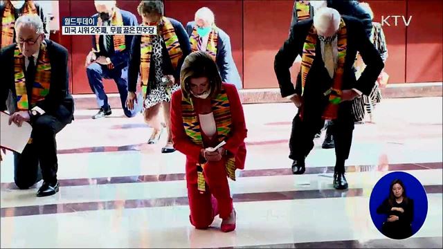 미국 시위 2주째···무릎꿇은 민주당 [월드 투데이]