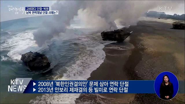 고비마다 단절-복원···남북 연락채널 단절 사례는?