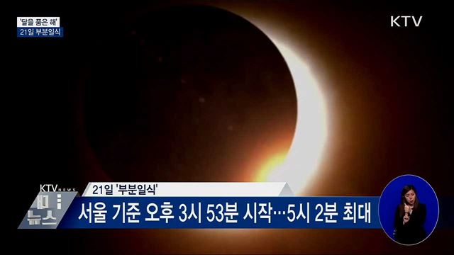 '달을 품은 해'···21일 부분일식